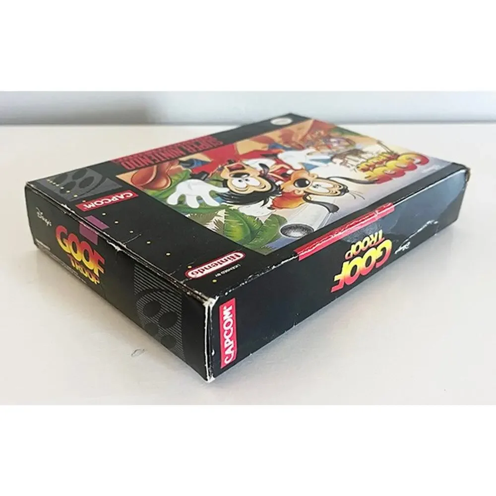 Disney's Goof Troop SNES Complete Very Good Condition w/manual Rare!